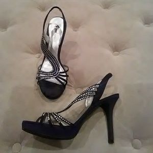 Strappy stiletto heels